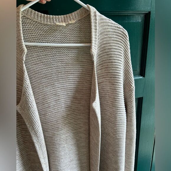 Heavy Knit Open-Front Cardigan GAP thigh-Length/tunic - Picture 4 of 7